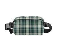 Marsupio in stile tartan tradizionale per tessuti, alla moda, per donne e uomini, impermeabile