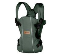 Jané Dual, Marsupio Porta Bebè Neonato, Zaino per Bebè Ergonomico, dalla Nascita fino a 15 kg, 3 Posizioni, Traspirante e Imbottita, Verde