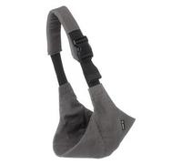 Jané Catch, marsupio laterale per bambini da 9 a 48 mesi, 100% cotone, protezione per le spalle, regolabile, ergonomico, antiscivolo, grigio
