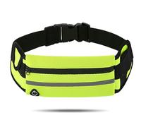 Marsupio invisibile antifurto, ampio spazio nascosto per una maggiore sicurezza, portafoglio da viaggio con cintura porta soldi sotto i vestiti, custodia sportiva elastica per la corsa (Green)