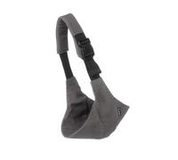 Jané Catch, marsupio laterale per bambini da 9 a 48 mesi, 100% cotone, protezione per le spalle, regolabile, ergonomico, antiscivolo, grigio