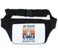 Marsupio Jesus The Ultimate Deadlifter Funny Swole Jesus - Marsupio bianco
