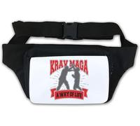 Marsupio Krav MAGA A Way of Life Blocking Graphic Marsupio Bianco