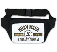 Marsupio Krav MAGA Contact Combat Martial Art fondato nel 1948, bianco