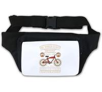 Marsupio Legendary Bike The World League con ruote in ferro, bianco