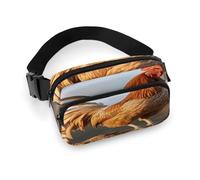 Marsupio leggero con gallo della fattoria, con cinghia regolabile, per corsa e viaggio