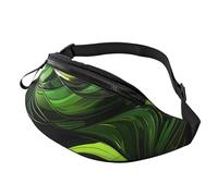 Marsupio leopardo africano per donne e uomini alla moda marsupio regolabile per allenamento corsa viaggio marsupio casual, Astratto Serpente, Taglia unica