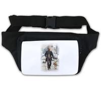 Marsupio Man Walking a Dog Marsupio Bianco