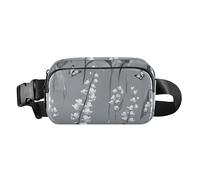 Marsupio Marsupio a tracolla, elegante mughetto grigio, grande capacità, portafoglio da viaggio per lo shopping e il lavoro, Colore 01, 1 Size