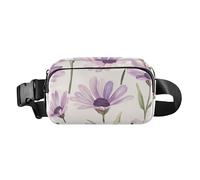 Marsupio Marsupio, Borsa a tracolla, Peonie Dolci, Verde acqua, Portafoglio da viaggio di grande capacità per lo shopping e lo sport, Colore 18, 1 Size
