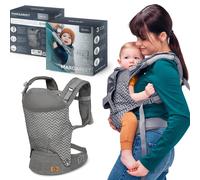 Lionelo Margareet - Marsupio Neonato Morbido Zaino Porta Beb da 4M fino a 20 Kg colore Wave