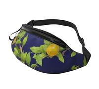 Marsupio Marsupio per Uomini Donne Sling Zaino Ovunque Cintura Borsa Rosso Rosa Zucchero Teschio Borse a Tracolla, Albero di limone., Taglia unica