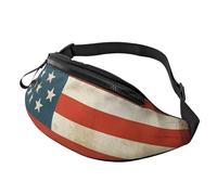 Marsupio marsupio per uomo donna zaino ovunque borsa a tracolla Eid al-Fitr luna crescente e stelle borse a tracolla, Bandiera americana vintage, Taglia unica