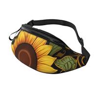 Marsupio marsupio per uomo donna zaino ovunque borsa a tracolla Happy Bee Borse a tracolla, Bellissimo girasole., Taglia unica