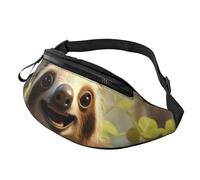 Marsupio marsupio per uomo donna zaino ovunque marsupio costellazioni e stelle modello borse a tracolla, Sloth dei cartoni animati., Taglia unica