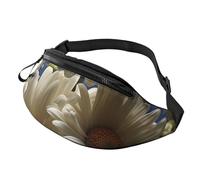 Marsupio marsupio per uomo donna zaino ovunque marsupio stormo di fenicotteri tropicali borse a tracolla, Margherita floreale, Taglia unica