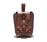 Marsupio medievale in pelle borse portamonete borsa medievale per donna uomo borsa da cintura medievale, Come mostrato