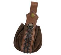 Marsupio medievale rinascimentale accessori costume LARP marsupio marsupio, Marrone chiaro
