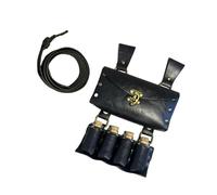 Marsupio medievale Steampunk medievale cintura per LARP Uomini Cosplay Marrone Totale 17,5 x 9 cm, Nero Totale 17,5 x 9 cm, Total 17.5x9cm, come descrizione