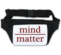 Marsupio Mind Over Matter Math Logo Bianco