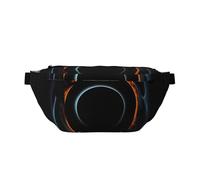 Marsupio misterioso cosmico con buchi neri, unisex, impermeabile, con cinturino regolabile (80-150 cm), grande capacità