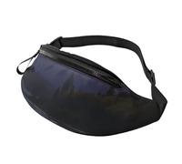 Marsupio moderno in stile bohémien con fiori per donne e uomini, alla moda, regolabile, per allenamento, corsa, viaggi, stile casual, Tramonto Paesaggio Montagne Lago, Taglia unica