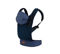 Marsupio MoMi COLLET per bambini di 3-48 mesi (peso 4-20 kg), 2 posizioni di sostegno con 6 punti di regolazione, con cappuccio e poggiatesta per il bambino
