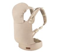 Marsupio MoMi COLLET per bambini di 3-48 mesi (peso 4-20 kg), 2 posizioni di sostegno con 6 punti di regolazione, con cappuccio e poggiatesta per il bambino