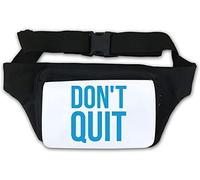 Marsupio motivazionale Don't Quit, colore: bianco
