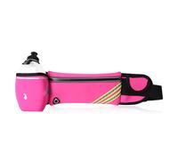 Marsupio multifunzionale impermeabile da corsa per jogging escursionismo con finiture riflettenti multi scomparto portaoggetti multi tasche sport marsupio rosa rosso