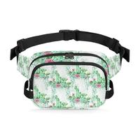 Marsupio multifunzione con cactus grasso, per viaggi, sport, corsa, marsupio con cactus tropicale, marsupio, borsa da cintura per donne, uomini, ragazze e ragazzi, Colore, XL, Organizer per borse