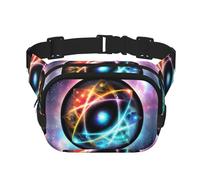 Marsupio multifunzione con stampa dell'universo, unisex, alla moda, borsa messenger, borsa da viaggio e sport