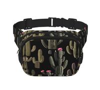 Marsupio multifunzione con stampa di cactus del deserto, unisex, alla moda, borsa messenger, borsa da viaggio e sport