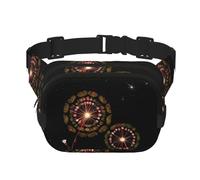 Marsupio multifunzione con stampa di dente di leone stellato, unisex alla moda, borsa messenger da viaggio e sport