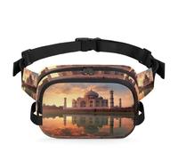 Marsupio multifunzione con stampa di paesaggi cittadini, per viaggi, sport, corsa, marsupio, borsa da cintura per donne, uomini, ragazze e ragazzi, Colore, XL, Organizer per borse