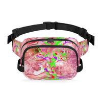Marsupio multifunzione con teschio in marmo e albero, per viaggi, sport, corsa, marsupio marmorizzato per donne, uomini, ragazze e ragazzi, Colore, XL, Organizer per borse