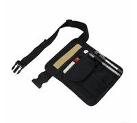Marsupio multitasche per contanti e tablet: marsupio regolabile in nylon con scomparti, organizer per attrezzi da cameriera, infermieristica