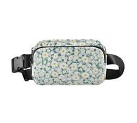 Marsupio multiuso con cinturino regolabile carino borsa a tracolla carino selvaggio semplice margherita uomini donne per allenamento corsa escursionismo, Carino Wild Semplice Daisy, 1 Size