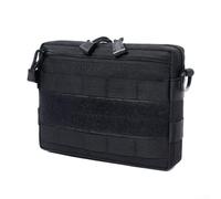 Marsupio multiuso da esterno, ideale per organizzare gli attrezzi durante la caccia, il ciclismo o il campeggio, Nero