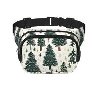 Marsupio natalizio a doppio strato con motivo stellato, per uomini e donne, regolabile, per viaggi, escursionismo, corsa, ciclismo, festival