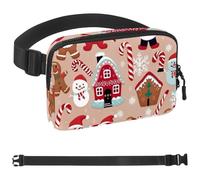 Marsupio natalizio Elements-23 per uomini e donne, marsupio con tracolla regolabile, alla moda, borsa a tracolla ovunque, per viaggi all'aperto, corsa, escursionismo, Multicolore 03, 1.5x9.0x5.9in