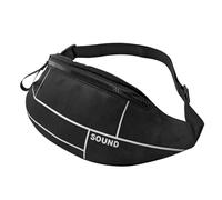 Marsupio natalizio tradizionale con gnomo, unisex, alla moda, regolabile, per viaggi, sport, passeggiate, Classic Movie Clapboard Nero, Taglia unica