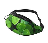 Marsupio Nebula in Desert Monument Valley Landscape per donne e uomini alla moda marsupio regolabile per allenamento corsa viaggi marsupio casual, Molti Trifoglio Verde, Taglia unica