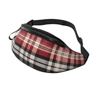 Marsupio Nebula in Desert Monument Valley Landscape per donne e uomini alla moda marsupio regolabile per allenamento corsa viaggi marsupio casual, Vecchio Plaid A Scacchi, Taglia unica