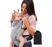 Marsupio Neonato 0-36 Mesi Kanguro dalla Nascita Grigio Ergonomico