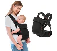 Marsupio neonato IULONEE, avvolgente morbido e leggero per neonati | Design ergonomico con supporto regolabile per il collo, adatto per neonati da 7 a 45 libbre, migliora comfort e supporto Tagli Unic