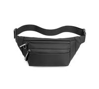 Marsupio NEWTOP BR06 YB01 tracolla uomo donna tessuto tecnico resistente nero