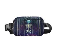 Marsupio Ocean Tarot carino per donne e uomini, impermeabile, con cerniera, con cinghia regolabile, per allenamento, corsa, escursionismo, Tarocchi oceanici, 1 size