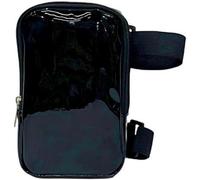 Marsupio olografico da donna, borsa da coscia con cinturino regolabile per gamba, per escursionismo, viaggi, sport, marsupio, Nero , Classico