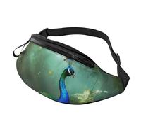 Marsupio Peacock In Forest Bum Bag Pratica Marsupi Alla Casuale Borse A Tracolla Per Running Trekking Sportivo